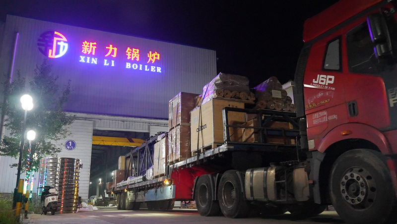 凌晨1点，，，，，，，腾博tengbo锅炉的灯还亮着——为客户发出一台25吨生物质锅炉